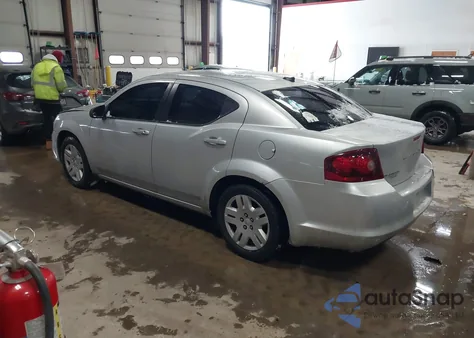 2012 Dodge Avenger Se from USA, damaged, VIN 1C3CDZAB8CN165098